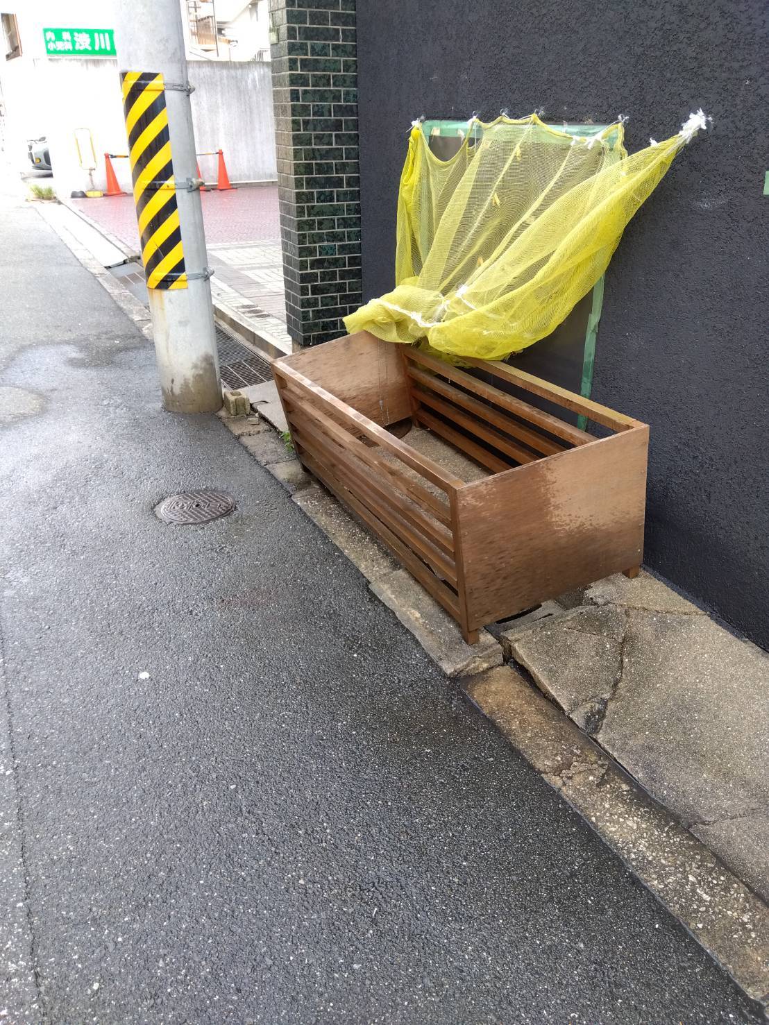 共有ゴミ置き場の綺麗になった様子